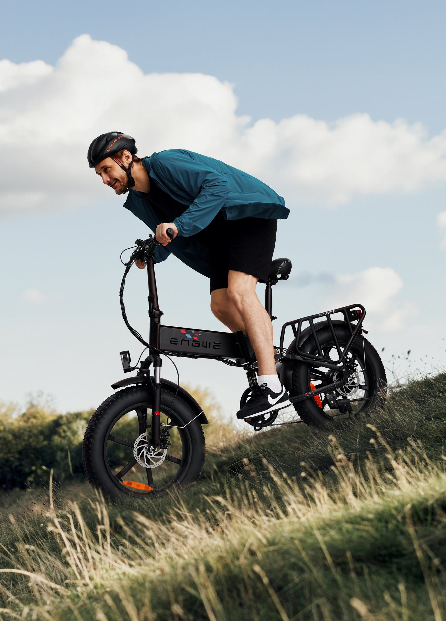 Engine X | 250W 100 km Range Max Speed 25 km/h Full Suspension Foldable E-bike