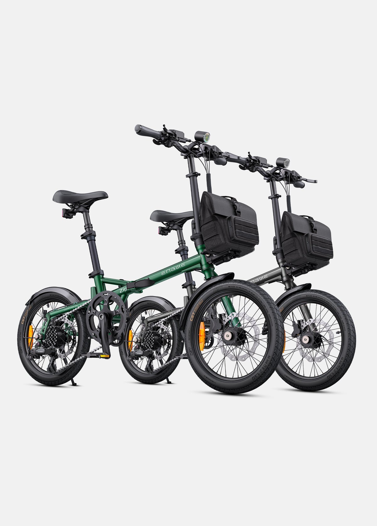 ENGWE Zip Twin Pack | Two Triple-Folding City E-Bikes — product view