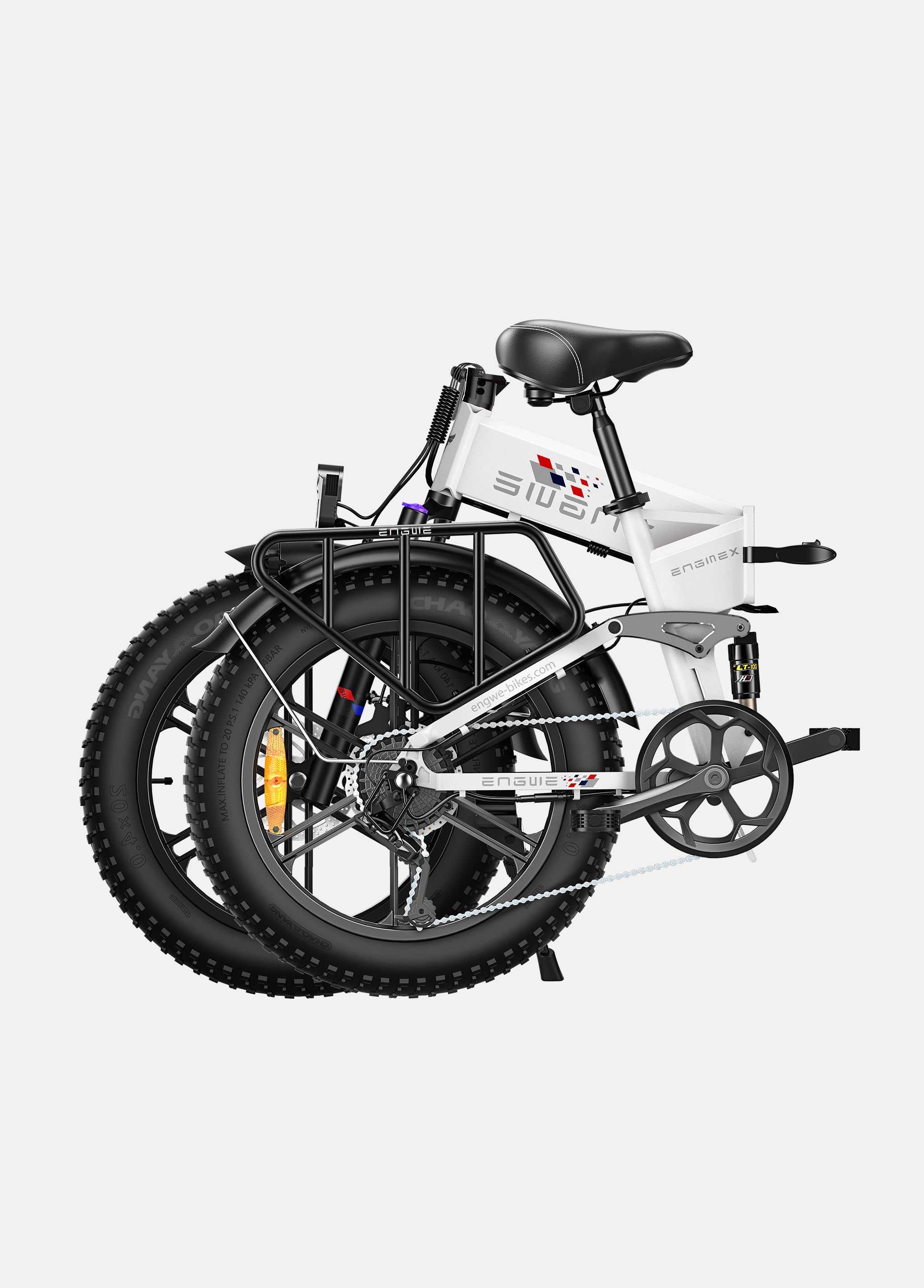 Engine X | 250W 100 km Range Max Speed 25 km/h Full Suspension Foldable E-bike
