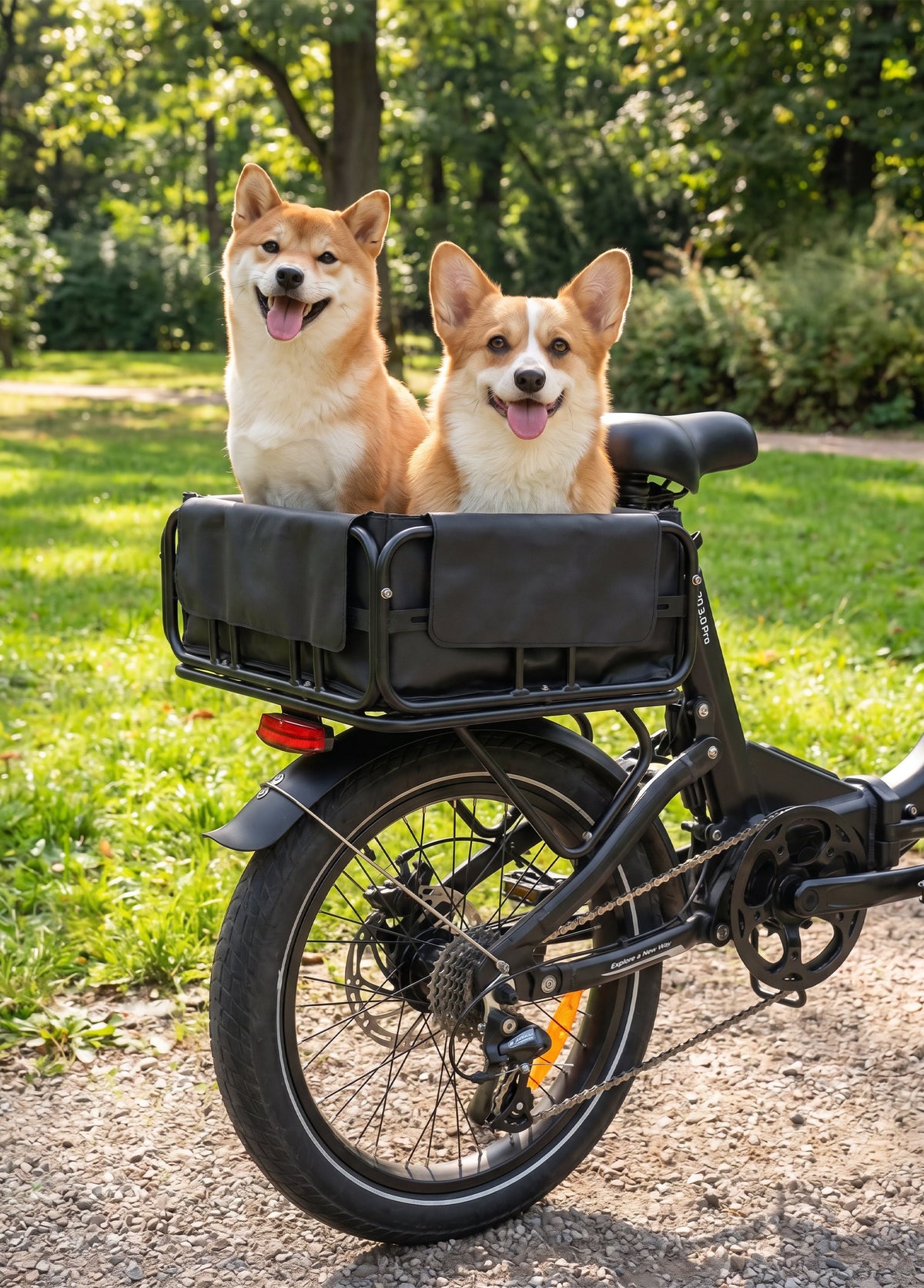 ENGWE Rear Bike Basket Set accessory — product photo 2 of 7