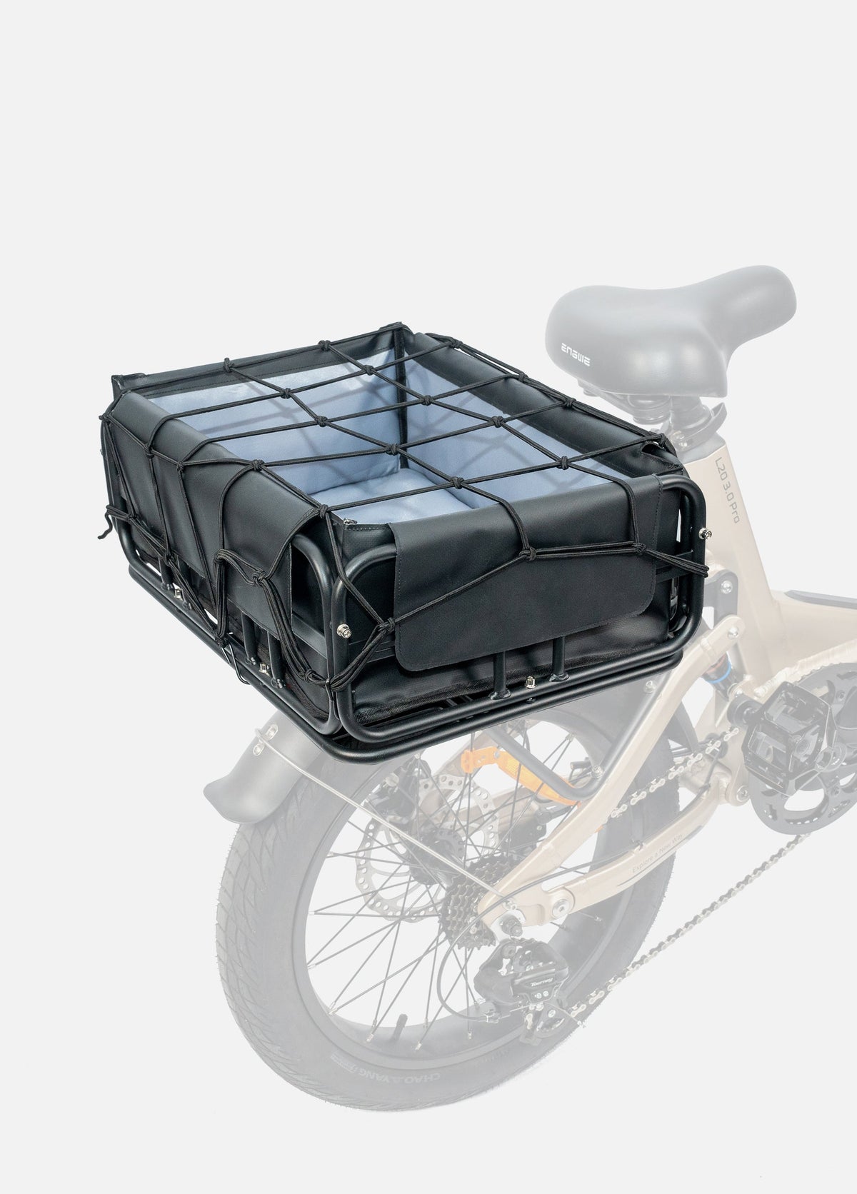 ENGWE Rear Bike Basket Set | Basket and Mounting Kit
