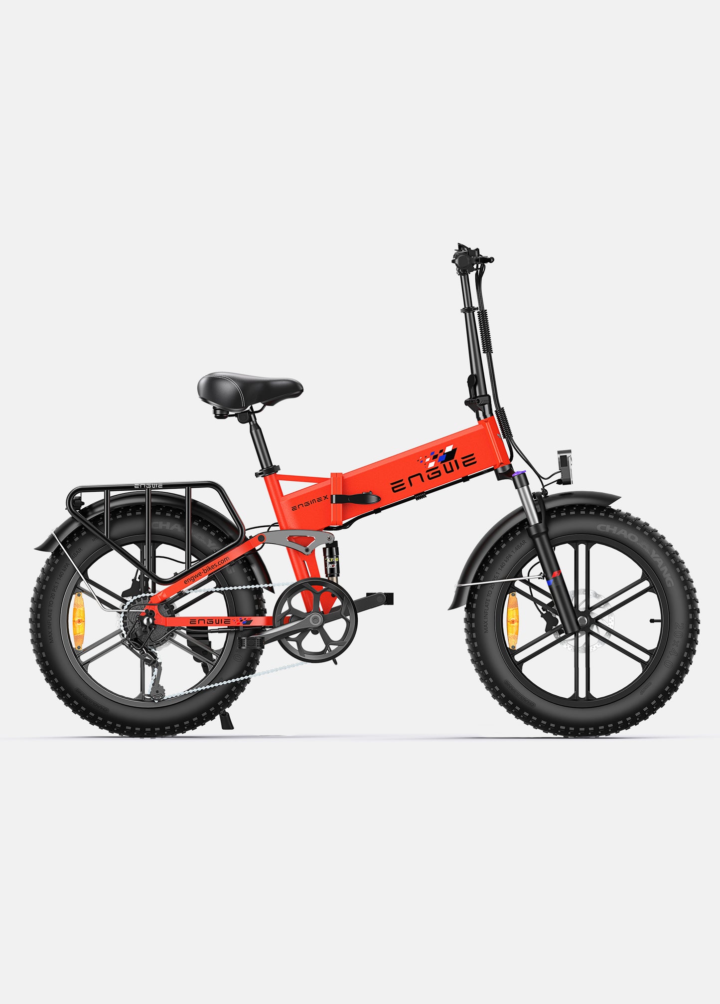 Engine X | 250W 100 km Range Max Speed 25 km/h Full Suspension Foldable E-bike