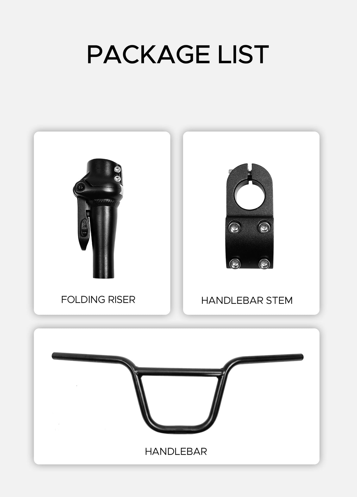 ENGWE BMX Handlebar | Fits X20, L20 3.0 & Engine Pro