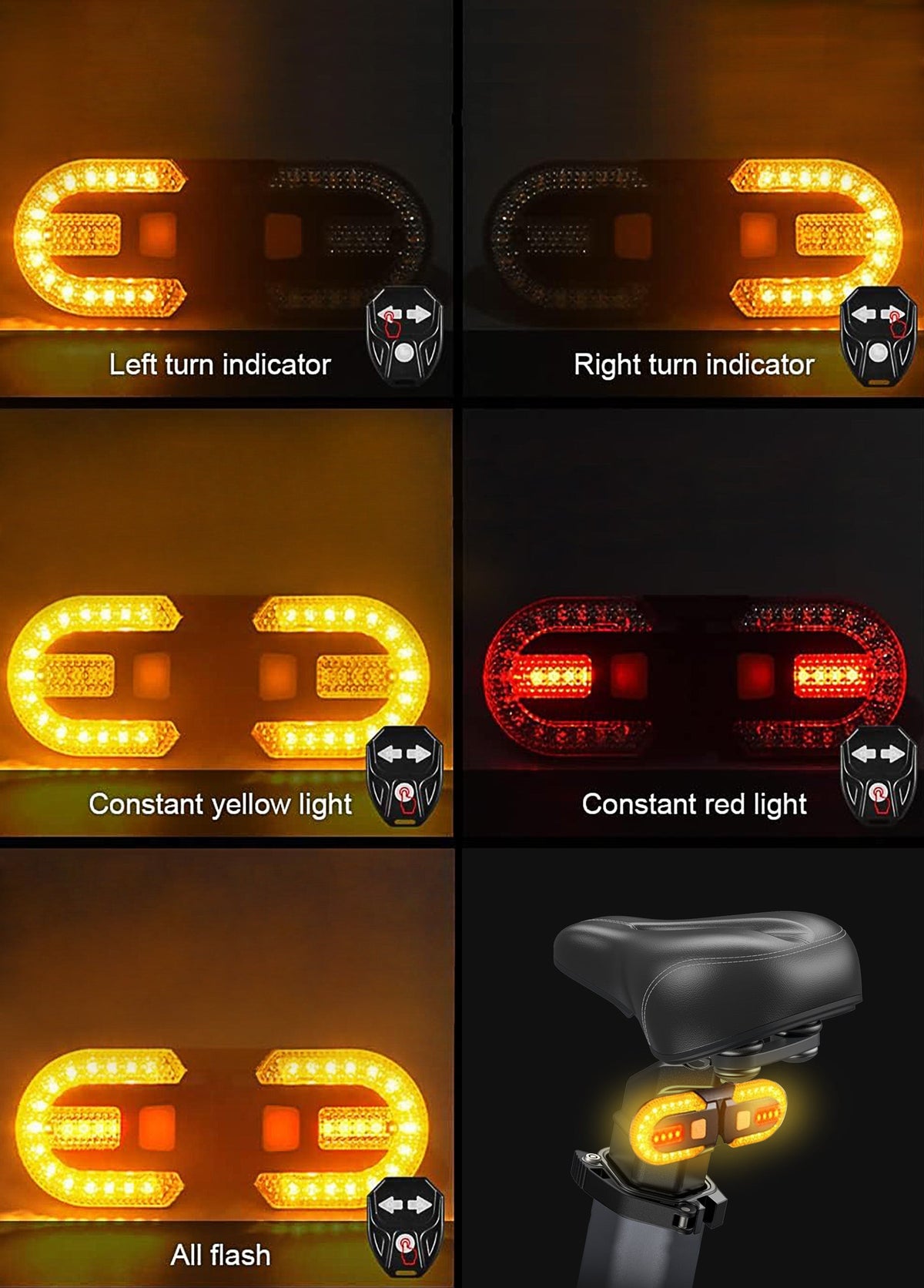 ENGWE Tail Lights with Turn Signals accessory — product photo 5 of 6