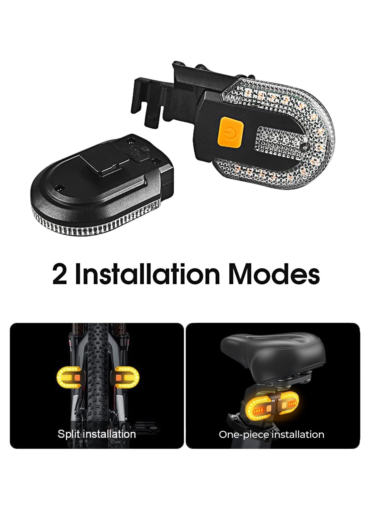 ENGWE Tail Light with Turn Signals | Wireless Remote, USB