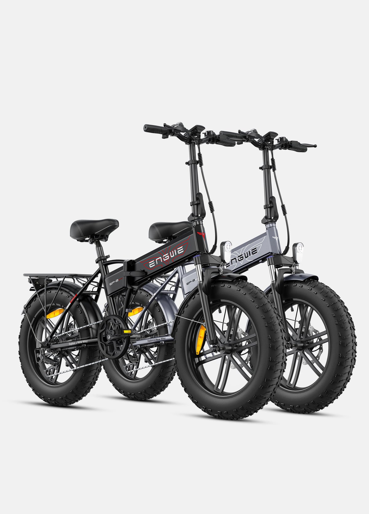 ENGWE EP-2 Boost Twin Pack | Two Folding Fat Tyre E-Bikes — product view