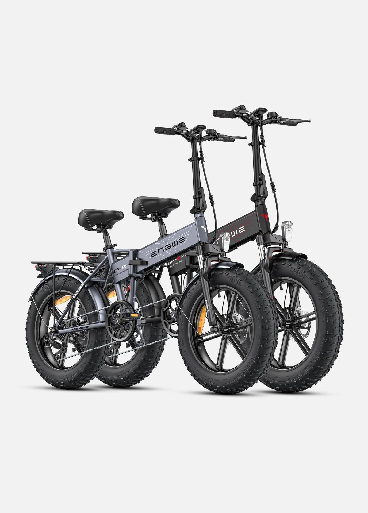 ENGWE EP-2 Pro electric bike (twin pack) in black and gray — product photo 4 of 6