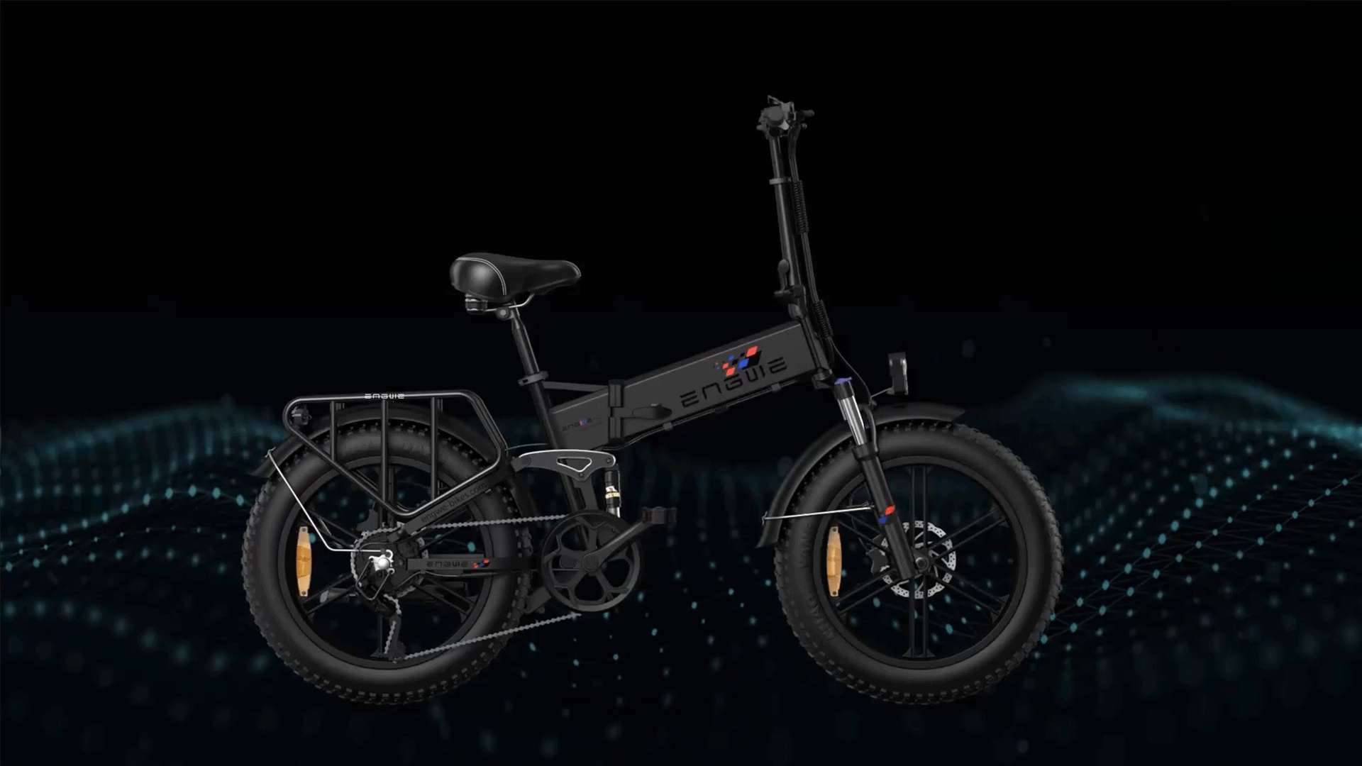 Engine X | 250W 100 km Range Max Speed 25 km/h Full Suspension Foldable E-bike