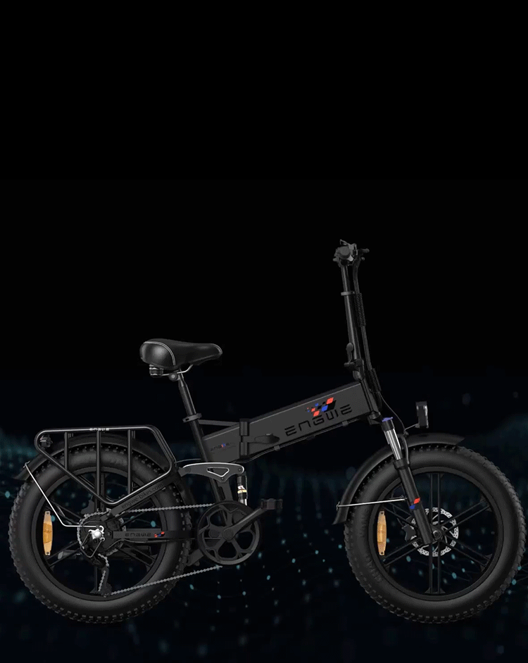 Engine X | 250W 100 km Range Max Speed 25 km/h Full Suspension Foldable E-bike