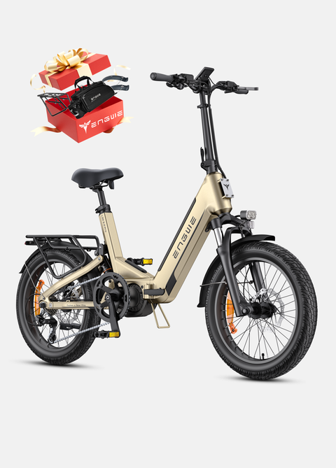 ENGWE L20 3.0 Pro Mid-Drive Folding E-Bike | 100Nm, GPS