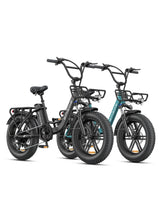 ENGWE L20 Boost electric bike (twin pack) in black and green — product photo 2 of 3