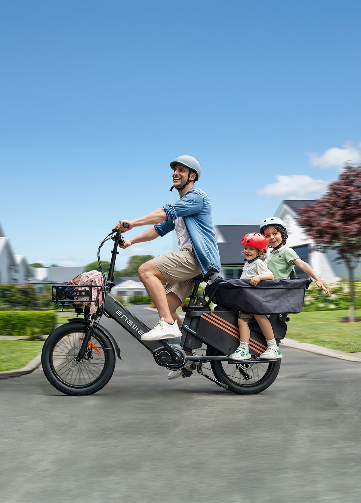 ENGWE LE20 Longtail Cargo E-Bike | 100Nm, 200 kg Payload