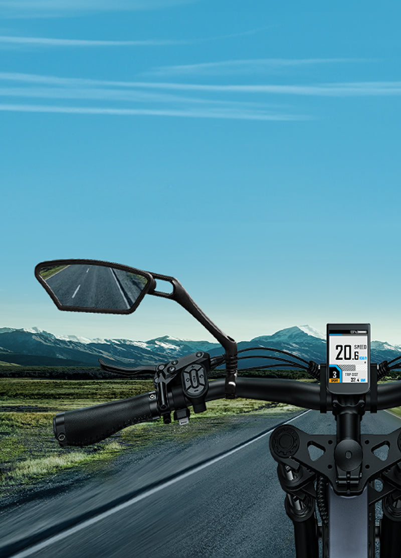 ENGWE Bike Mirrors | 360° Rotatable, Foldable Pair