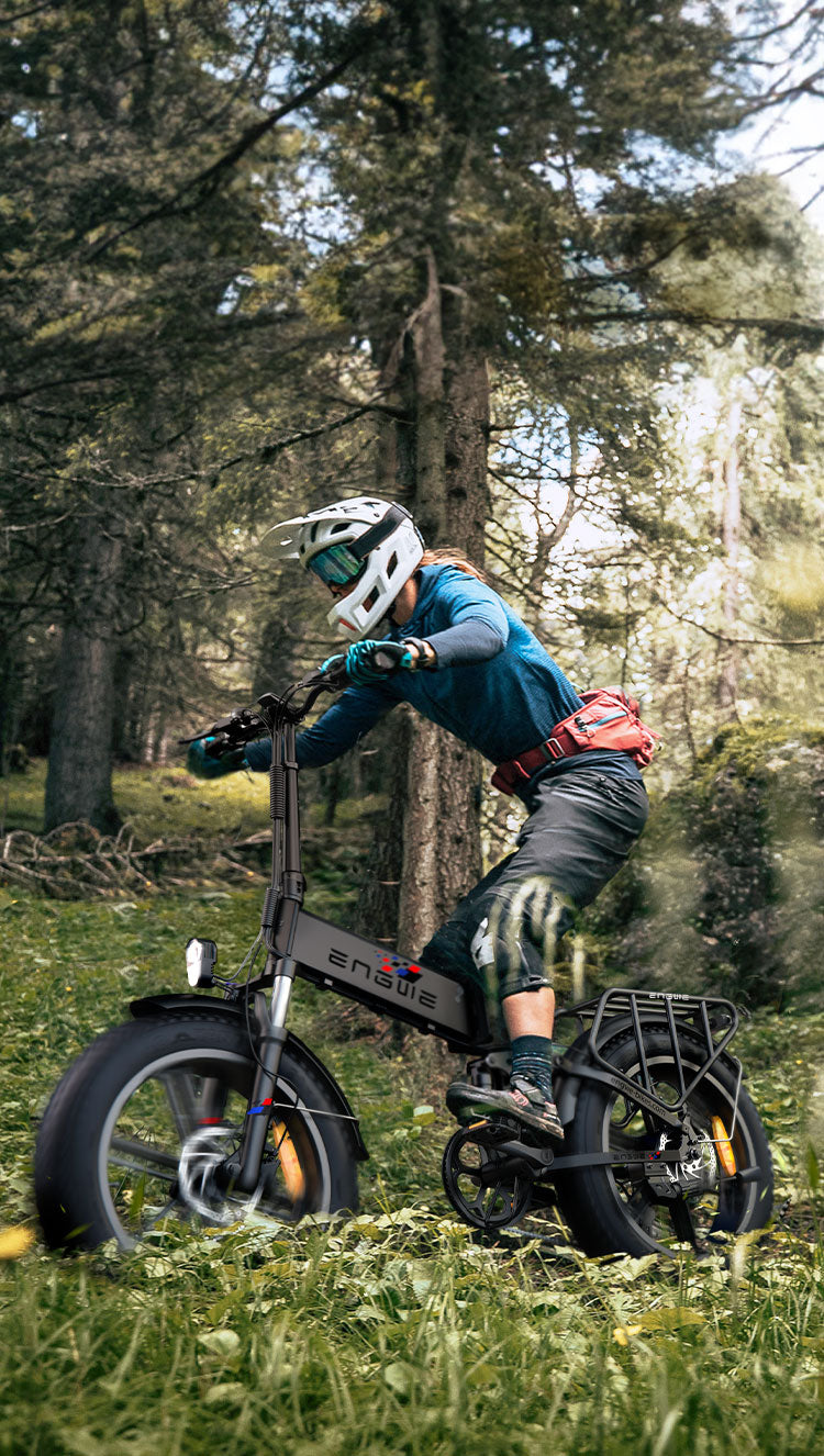 Engine X | 250W 100 km Range Max Speed 25 km/h Full Suspension Foldable E-bike