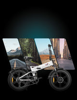 Engine X | 250W 100 km Range Max Speed 25 km/h Full Suspension Foldable E-bike