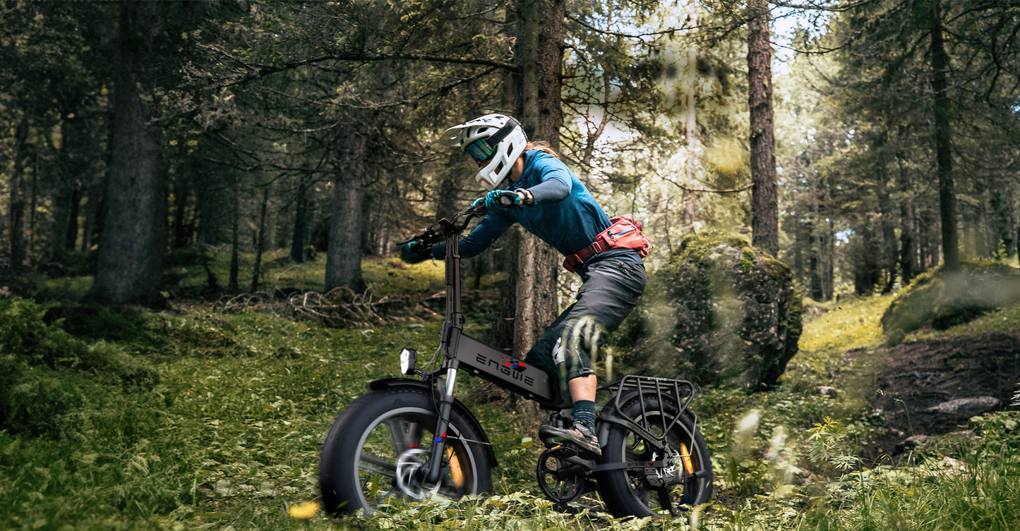 Engine X | 250W 100 km Range Max Speed 25 km/h Full Suspension Foldable E-bike