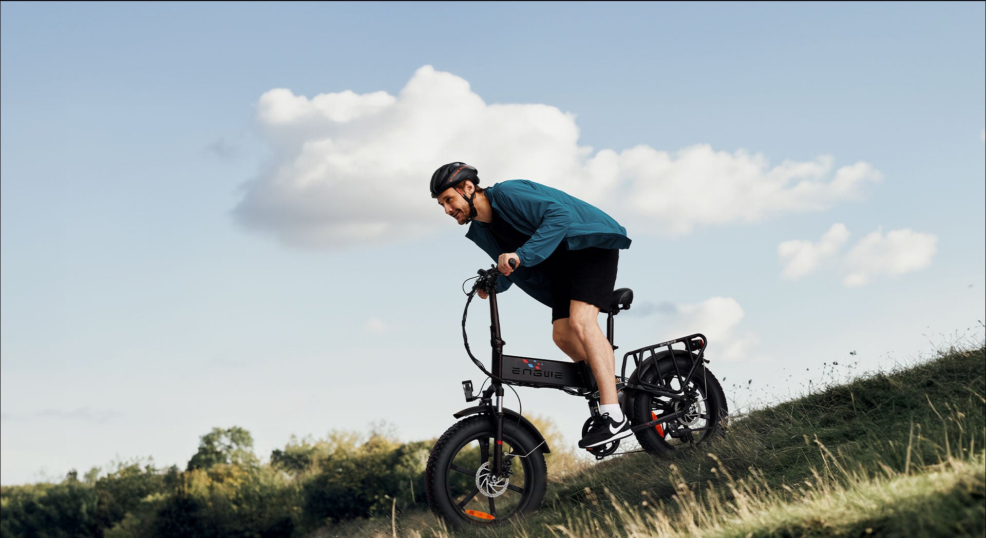Engine X | 250W 100 km Range Max Speed 25 km/h Full Suspension Foldable E-bike