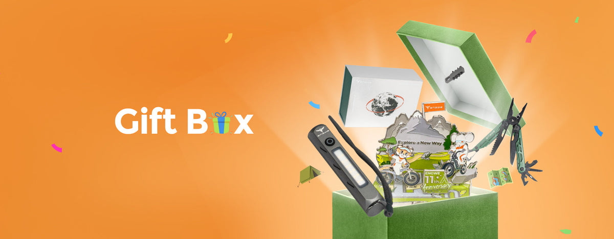 ENGWE 11th Anniversary Gift Box | Badge Set, EDC Tool, Torch