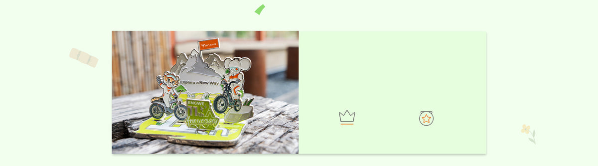 ENGWE 11th Anniversary Gift Box | Badge Set, EDC Tool, Torch