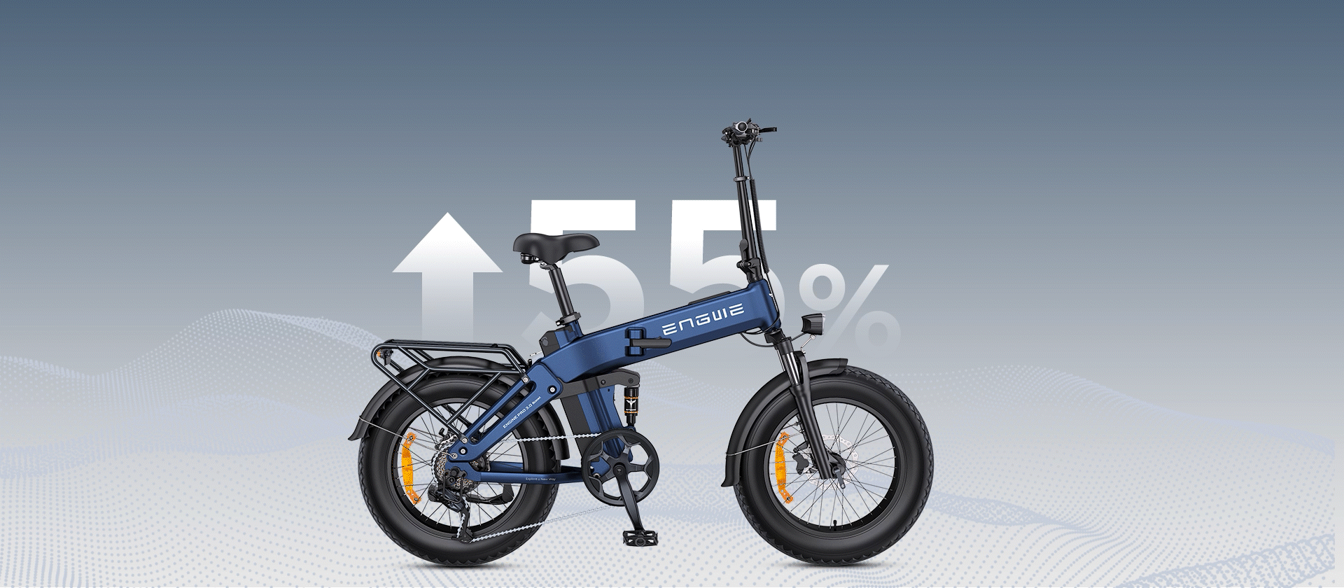 ENGWE Engine Pro 3.0 Boost Folding Fat E-Bike | 720Wh, 90Nm