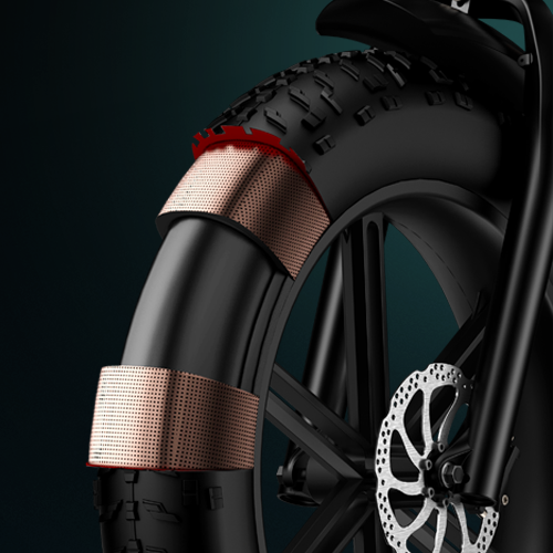 Triple-Layer Fat Tires for All Terrains
