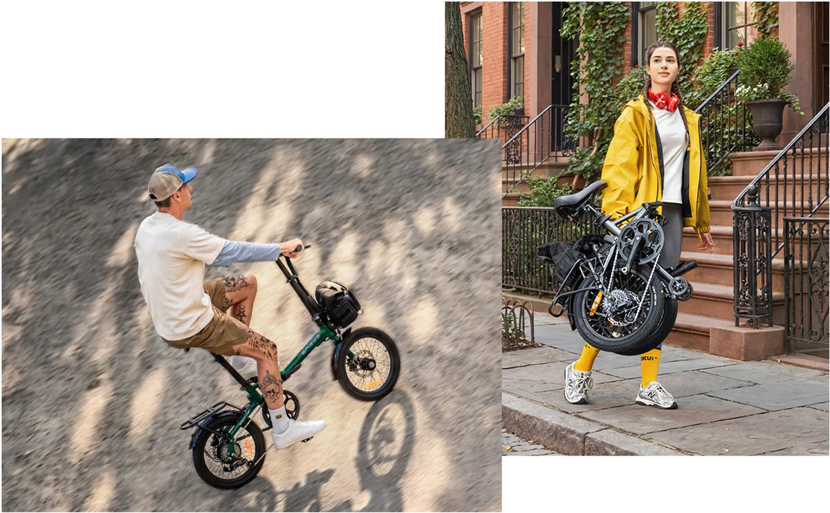 ENGWE Zip Triple-Folding City E-Bike | USB-C Charging, IPX7