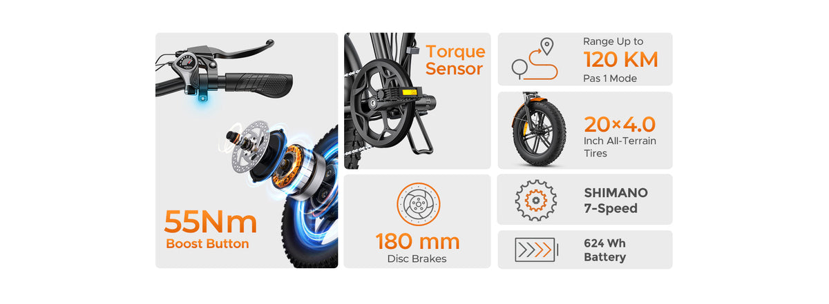 ENGWE EP-2 Boost Twin Pack | Two Folding Fat Tyre E-Bikes