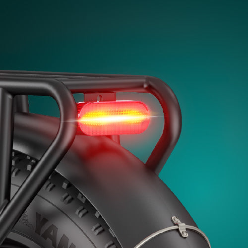 Bright Rear and Brake Lights for Safety