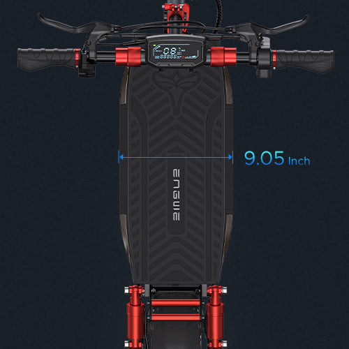 The 9.05-inch wide deck