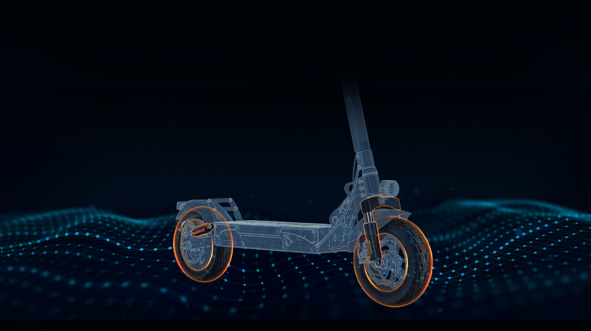 Overcome all the Bumps in the Journey Y600 Upgrade full suspension system and 10*2.75 wide tires, providing you with a superior riding experience that effortlessly handles harsh terrains.